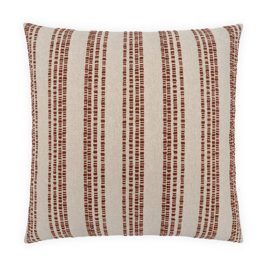 D.V. KAP HOME   24" x 24" Loom Line Stripes, Global, Farmhouse, Beach    - 4398-P-2424