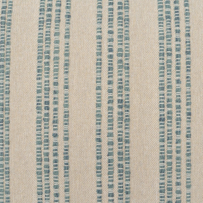 D.V. KAP HOME   24" x 24" Loom Line Stripes, Global, Farmhouse, Beach    - 4398-S-2424