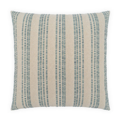 D.V. KAP HOME   24" x 24" Loom Line Stripes, Global, Farmhouse, Beach    - 4398-S-2424