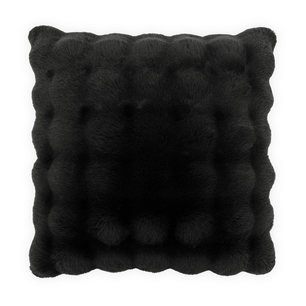D.V. KAP HOME   24" x 24" Magnate Faux Fur, Solid    - 4400-B-2424
