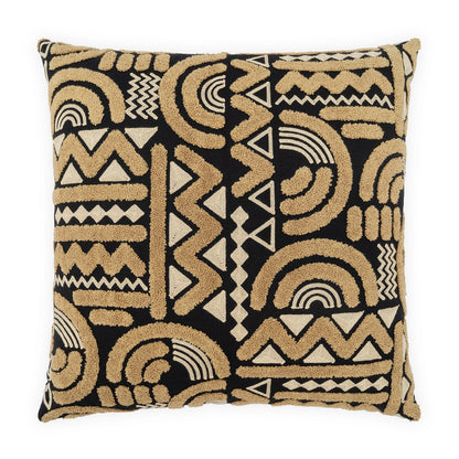 D.V. KAP HOME   24" x 24" Houdini Global, Geometric, Embroidery    - 4415-2424