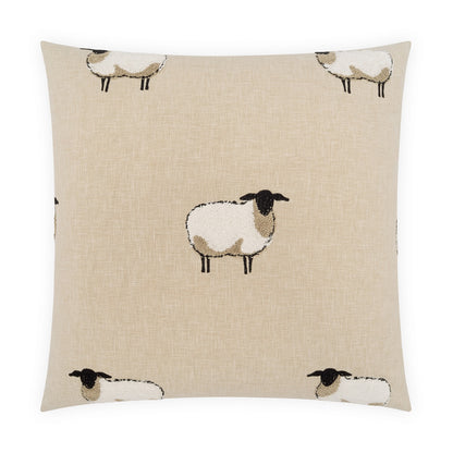 D.V. KAP HOME   24" x 24" Little Boo Novelty, Animal, Embroidery    - 4416-2424