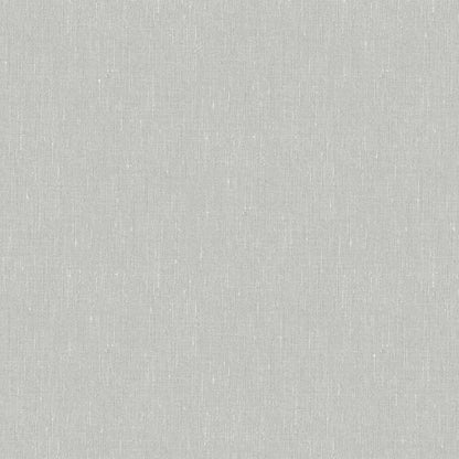 Light gray linen-textured wallpaper swatch with subtle woven vertical streaks.