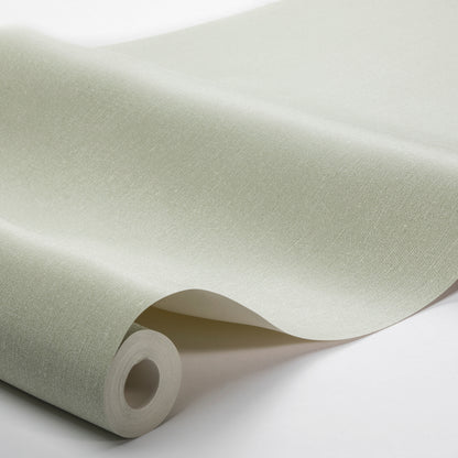 SCHUMACHER  Borastapeter LINEN   LEAF GREEN   - 4423
