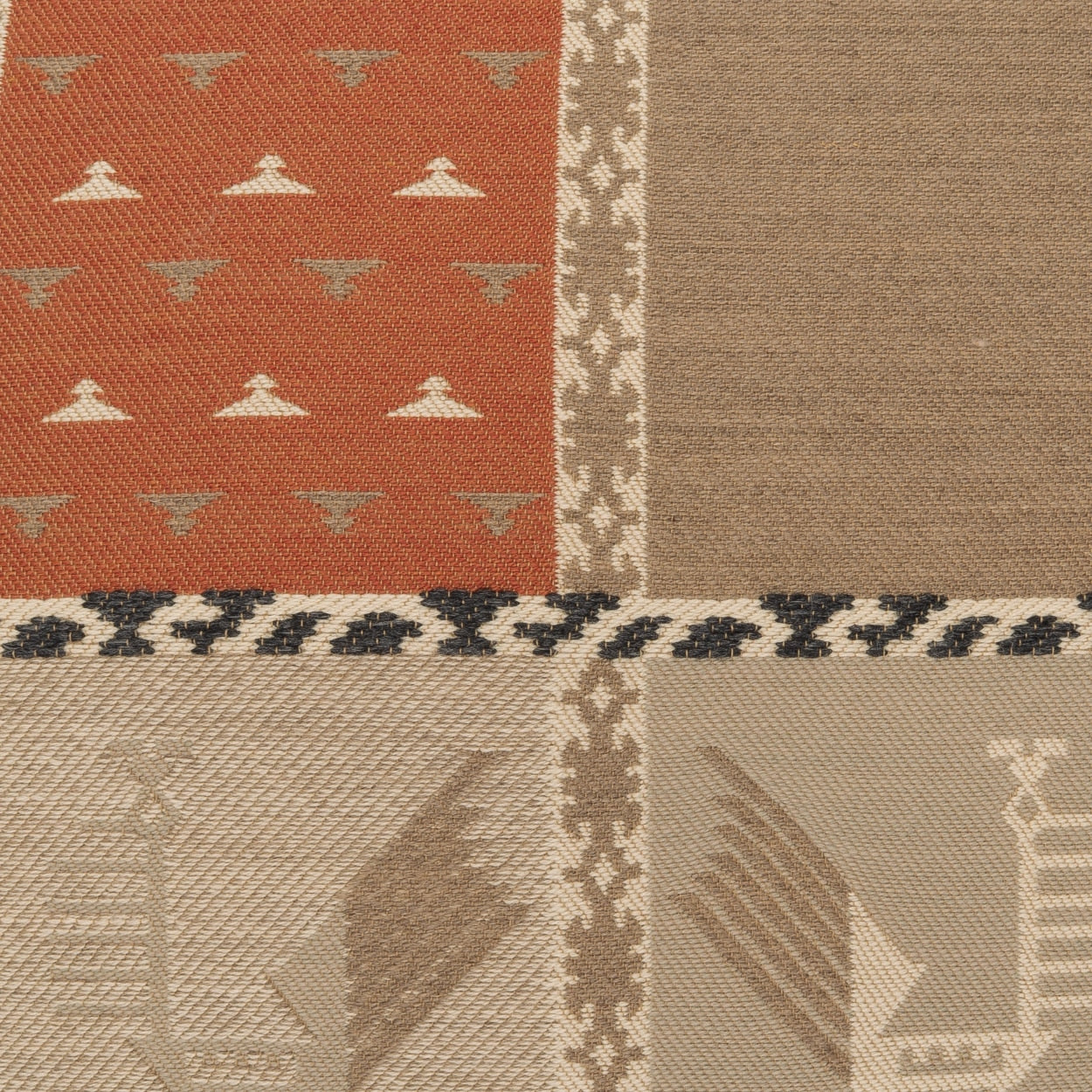 D.V. KAP HOME   24" x 24" Evlon Western Chic, Global, Farmhouse    - 4424-2424