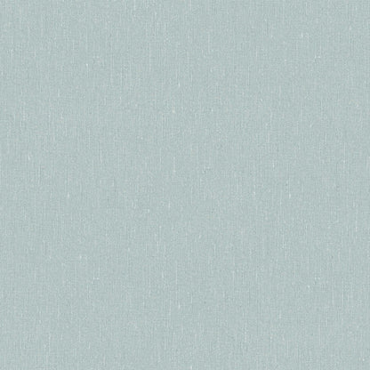 Topaz blue wallpaper with a linen-textured finish and subtle woven grain.