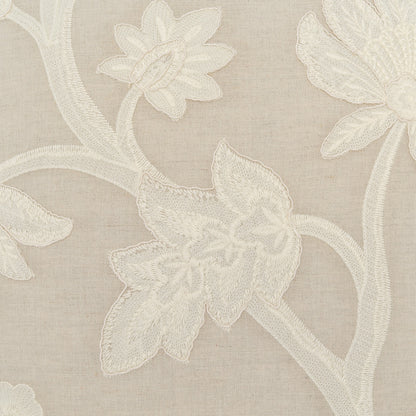 D.V. KAP HOME   24" x 24" Botanique Floral, Embroidery, Farmhouse, Traditional    - 4429-2424