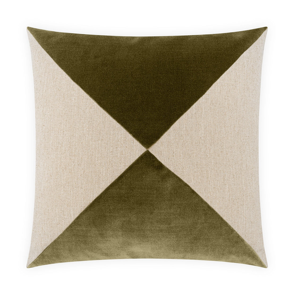 D.V. KAP HOME   22" x 22" Deveraux Diamond Color Block    - 4432-O-2222