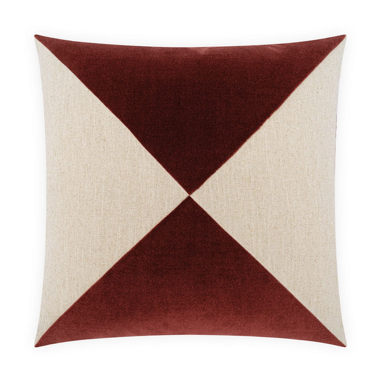 D.V. KAP HOME   22" x 22" Deveraux Diamond Color Block    - 4432-R-2222