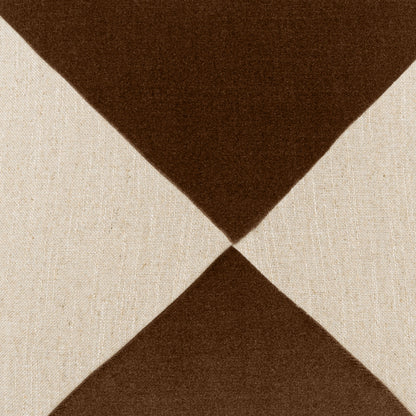D.V. KAP HOME   22" x 22" Deveraux Diamond Color Block    - 4432-W-2222