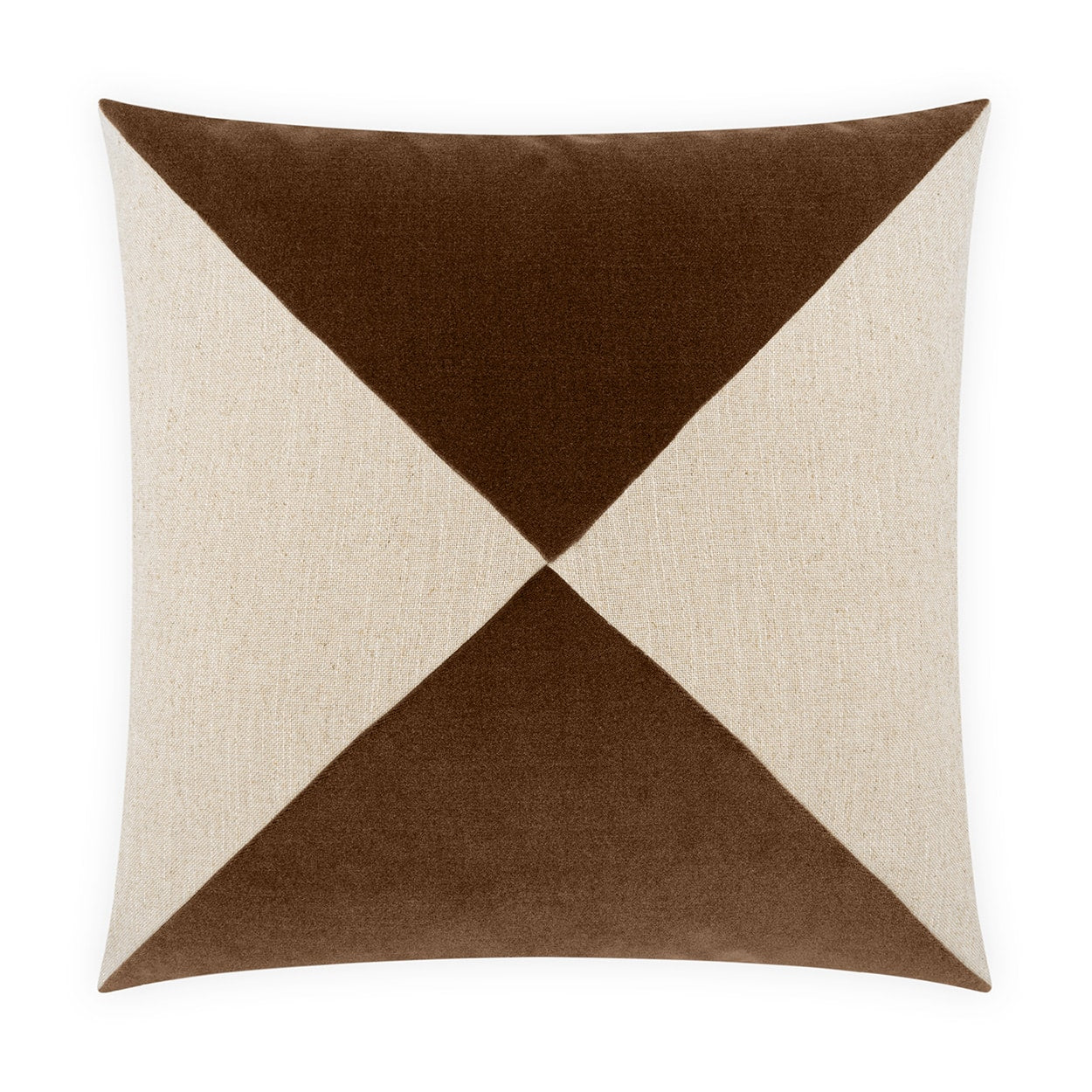 D.V. KAP HOME   22" x 22" Deveraux Diamond Color Block    - 4432-W-2222