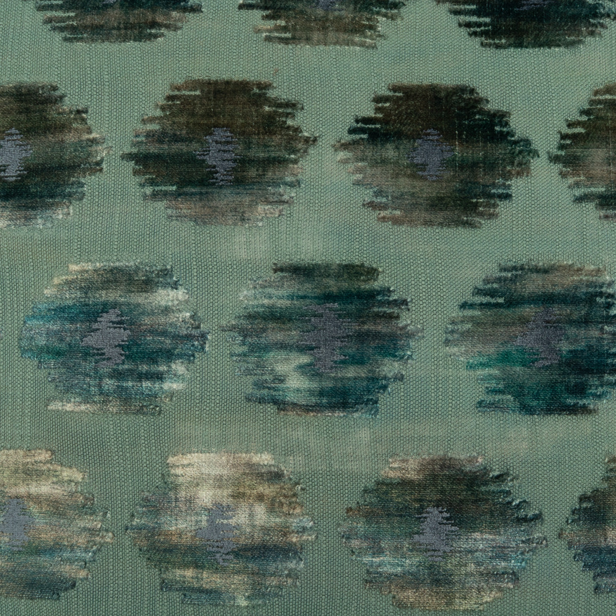 D.V. KAP HOME 4444-T-YARD Jalico Fabric - Teal Traditional, Transitional, Glam, Circular , Dots     - Jalico