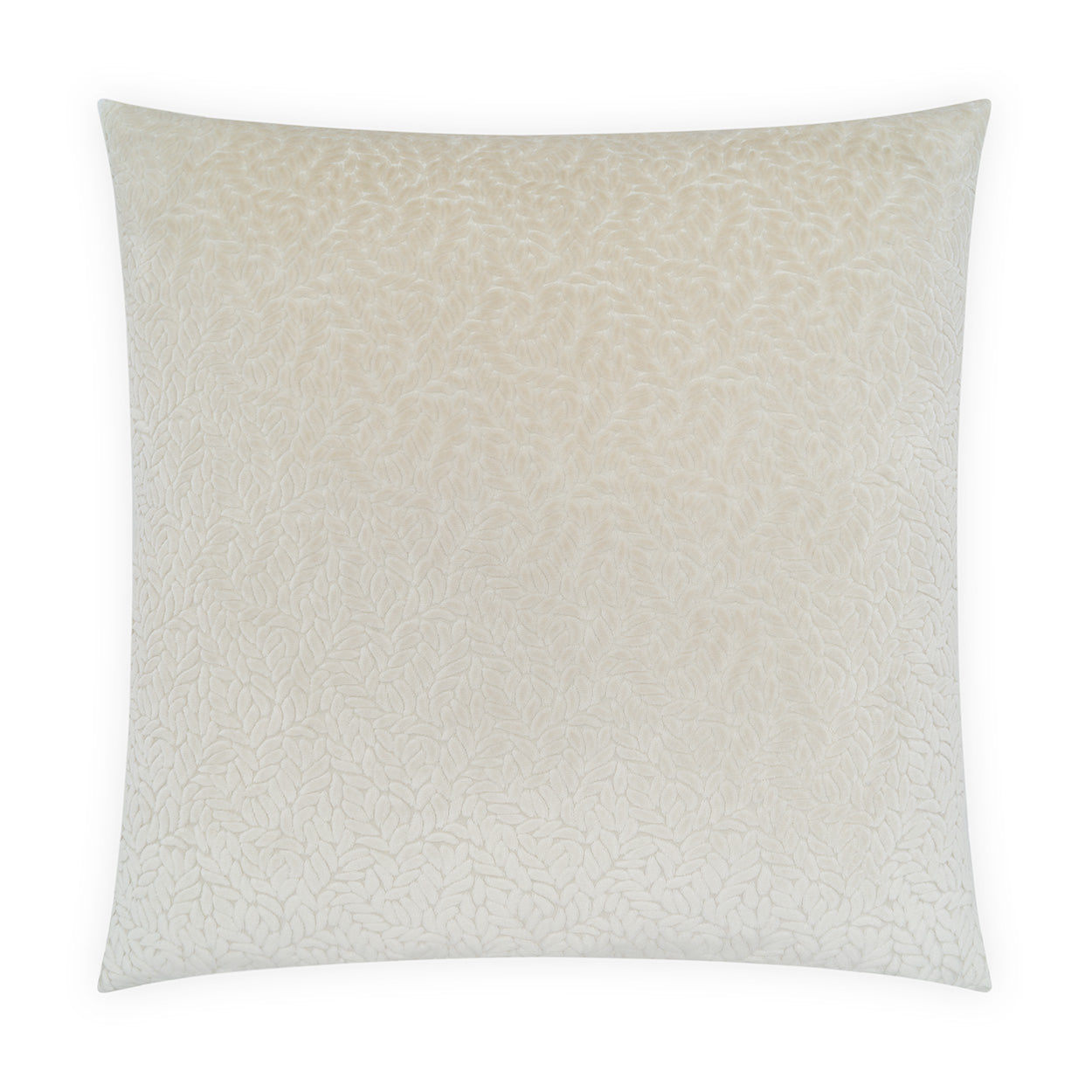 D.V. KAP HOME   24" x 24" Walk In The Park Pillow - Ivory     - 4462-I-2424