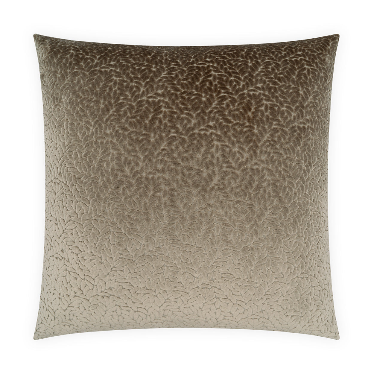 D.V. KAP HOME   24" x 24" Walk In The Park Pillow - Taupe     - 4462-T-2424