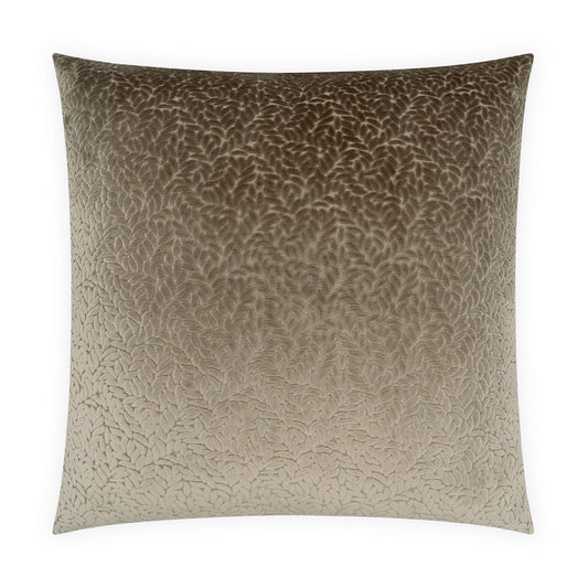 D.V. KAP HOME   24" x 24" Walk In The Park Pillow - Taupe     - 4462-T-2424