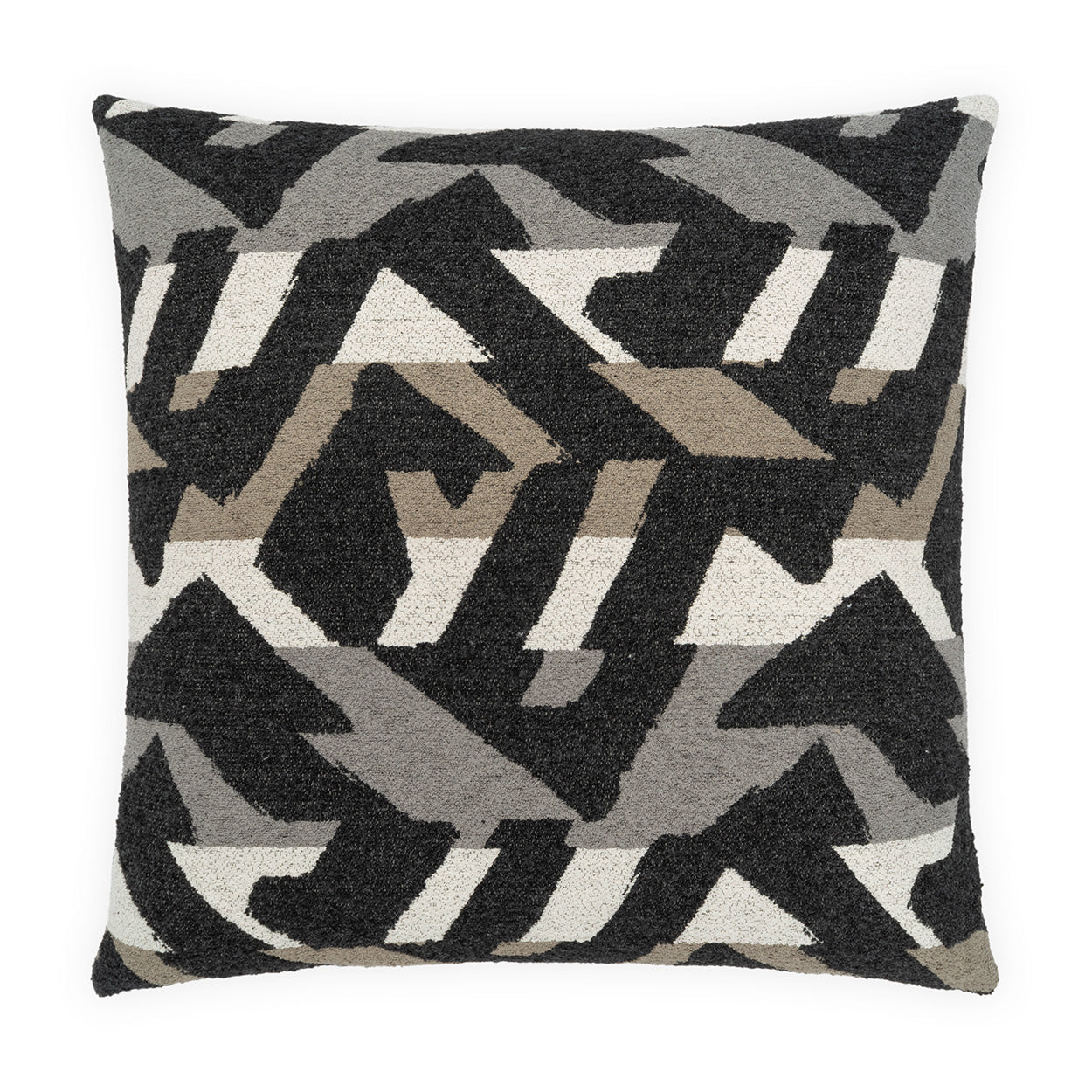D.V. KAP HOME   24" x 24" Toluca Pillow - Smoke     - 4463-S-2424