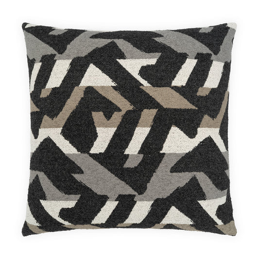 D.V. KAP HOME   24" x 24" Toluca Pillow - Smoke     - 4463-S-2424
