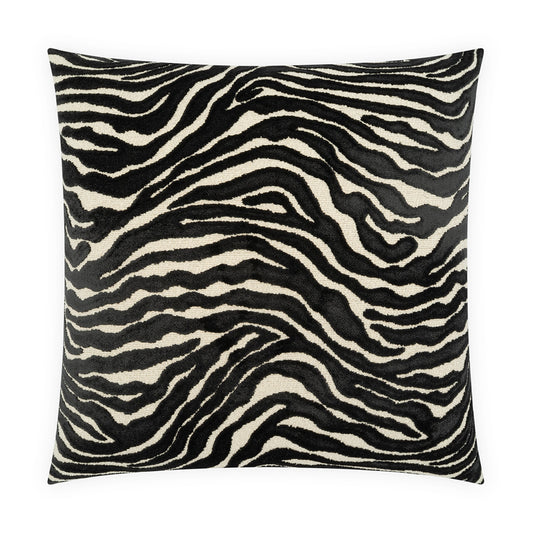 D.V. KAP HOME   24" x 24" Savile Pillow - Onyx     - 4465-O-2424