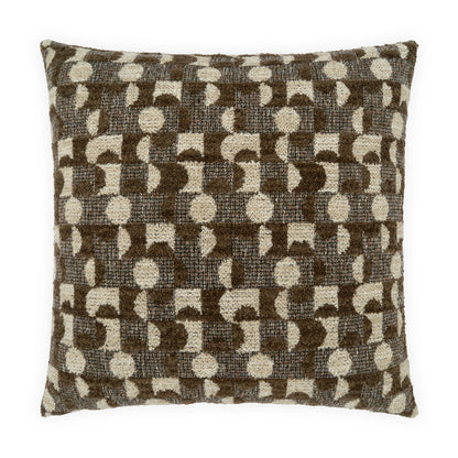 D.V. KAP HOME   24" x 24" Shallow Pillow - Brown     - 4469-B-2424