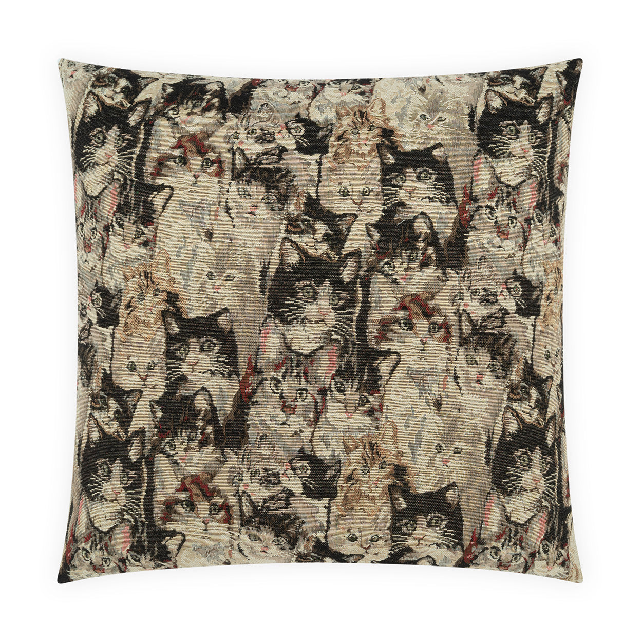 D.V. KAP HOME   24" x 24" Cat's Meow Pillow     - 4471-2424