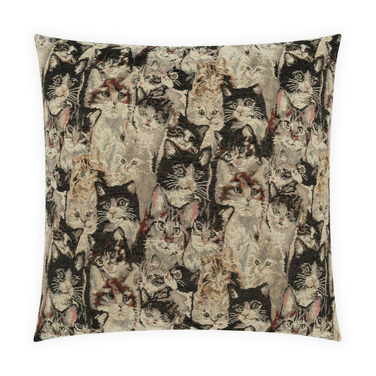 D.V. KAP HOME   24" x 24" Cat's Meow Pillow     - 4471-2424