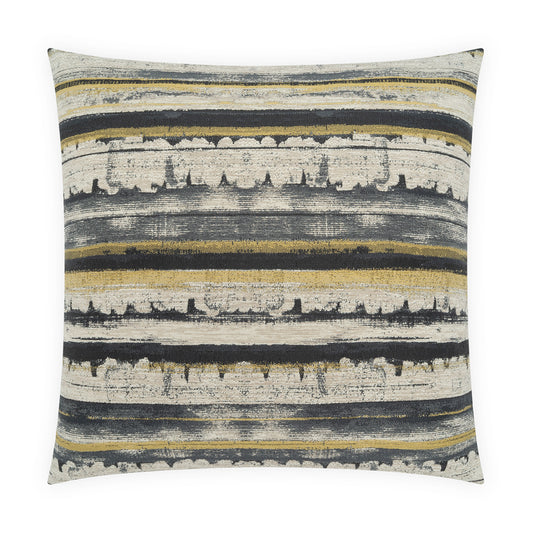 D.V. KAP HOME   24" x 24" Renzo Pillow - Iron     - 4474-I-2424