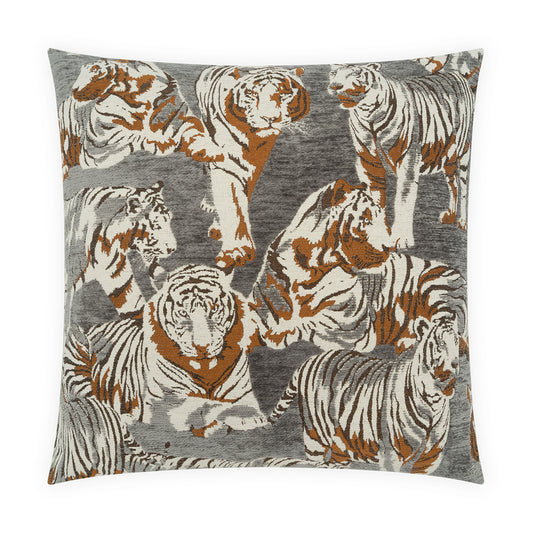 D.V. KAP HOME   24" x 24" Suma Pillow - Smoke     - 4476-S-2424