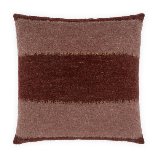 D.V. KAP HOME   24" x 24" Mustang Pillow - Berry     - 4477-B-2424