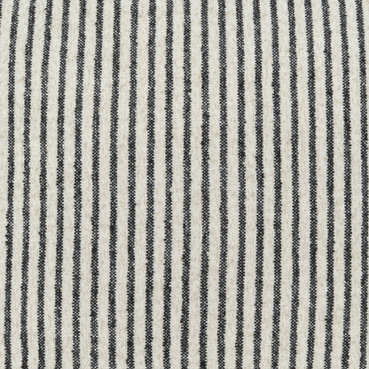D.V. KAP HOME   24" x 24" Matelot Stripe Pillow - Black     - 4481-B-2424
