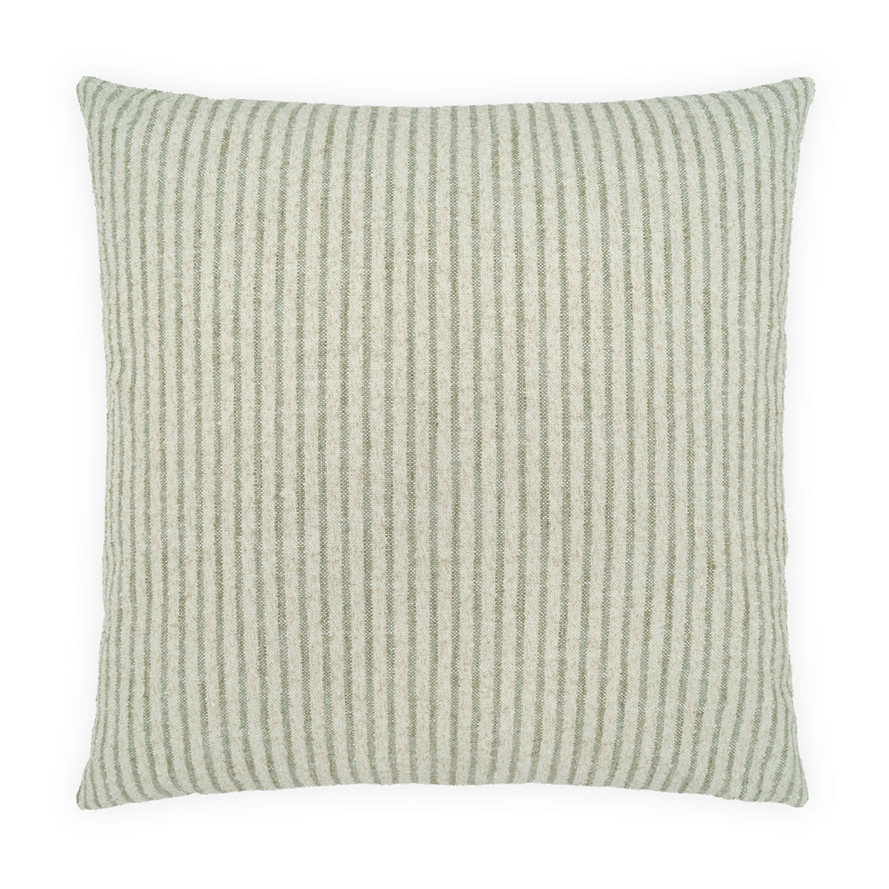 D.V. KAP HOME   24" x 24" Matelot Stripe Pillow - Sage     - 4481-S-2424