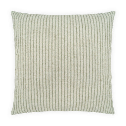 D.V. KAP HOME   24" x 24" Matelot Stripe Pillow - Sage     - 4481-S-2424