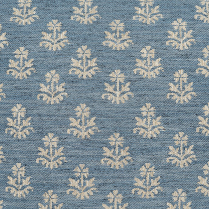 D.V. KAP HOME   24" x 24" Briar Pillow - Indigo     - 4482-I-2424