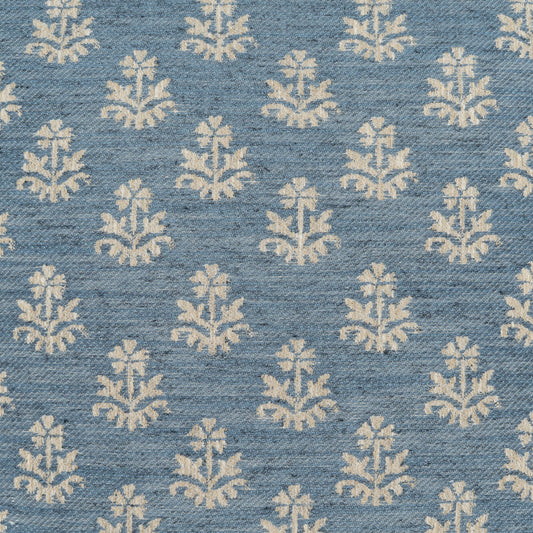 D.V. KAP HOME 4482-I-YARD Briar Fabric - Indigo      - Briar