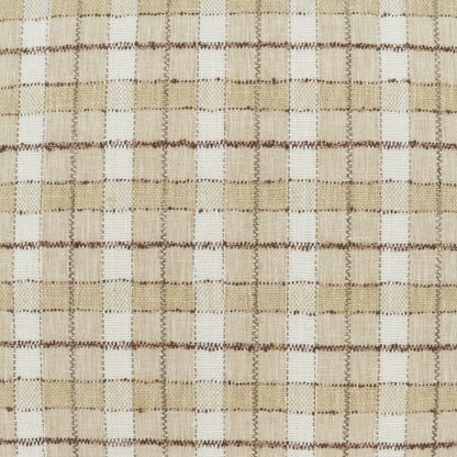 D.V. KAP HOME   24" x 24" Wickerwork Plaid Pillow - Natural     - 4485-N-2424