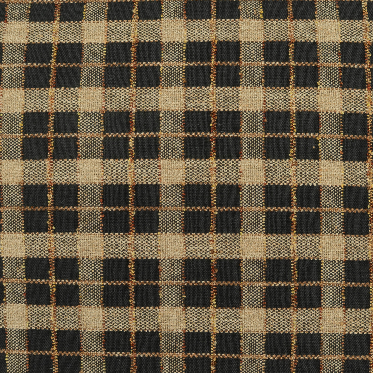 D.V. KAP HOME   24" x 24" Wickerwork Plaid Pillow - Sable     - 4485-S-2424