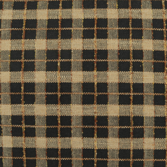 D.V. KAP HOME 4485-S-YARD Wickerwork Plaid Fabric - Sable      - Wickerwork Plaid