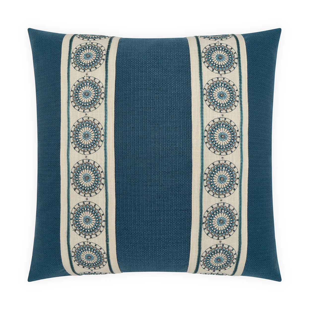 D.V. KAP HOME   24" x 24" San Marcos Pillow - Midnight     - 4489-M-2424