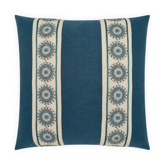 D.V. KAP HOME   24" x 24" San Marcos Pillow - Midnight     - 4489-M-2424