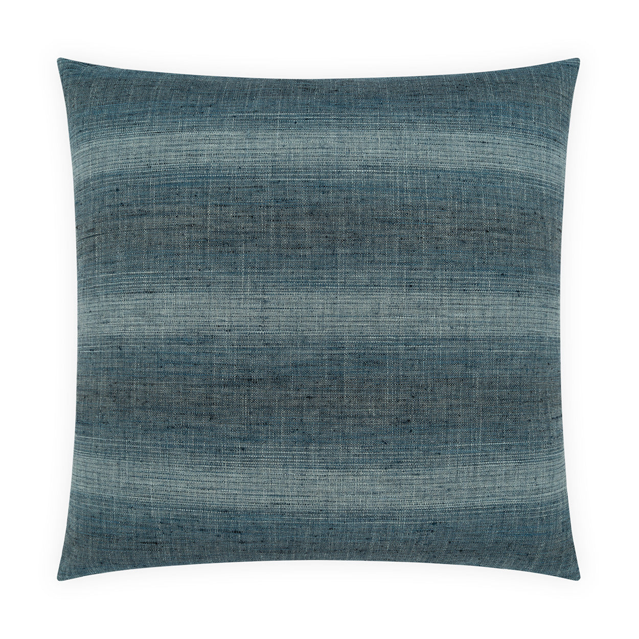 D.V. KAP HOME   24" x 24" Chambray Stripe Pillow - Denim     - 4493-D-2424