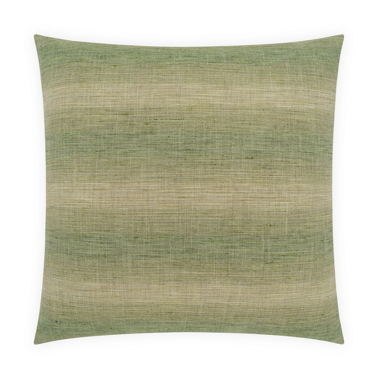 D.V. KAP HOME   24" x 24" Chambray Stripe Pillow - Meadow     - 4493-M-2424