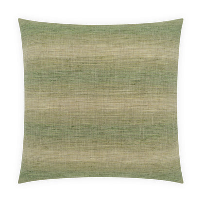 D.V. KAP HOME   24" x 24" Chambray Stripe Pillow - Meadow     - 4493-M-2424