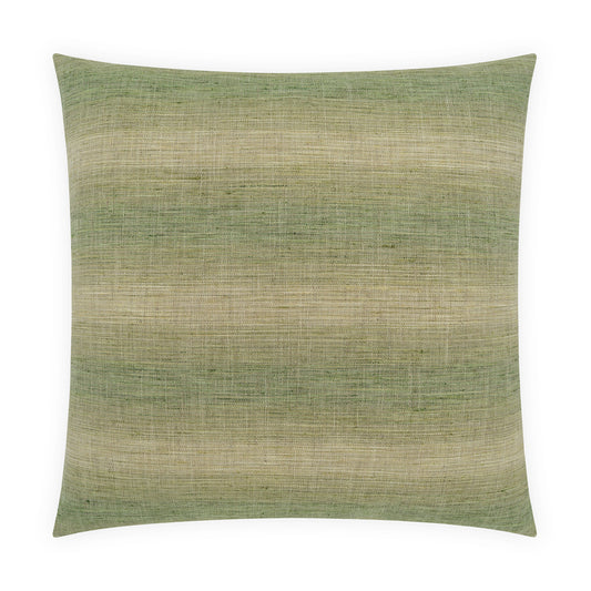 D.V. KAP HOME   24" x 24" Chambray Stripe Pillow - Meadow     - 4493-M-2424