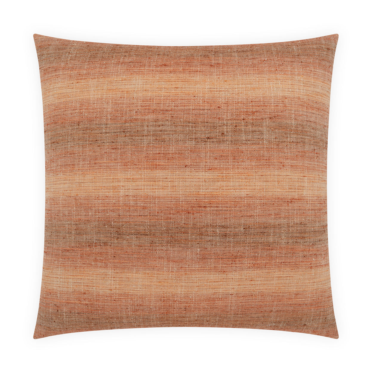 D.V. KAP HOME   24" x 24" Chambray Stripe Pillow - Sunset     - 4493-S-2424