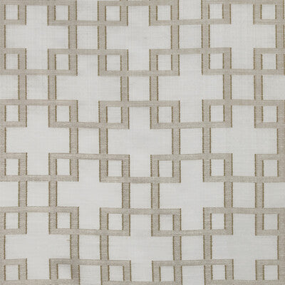 KRAVET BASICS SHEER LATTICE/SCROLLWORK WHITE,BEIGE,   - 4494.16.0