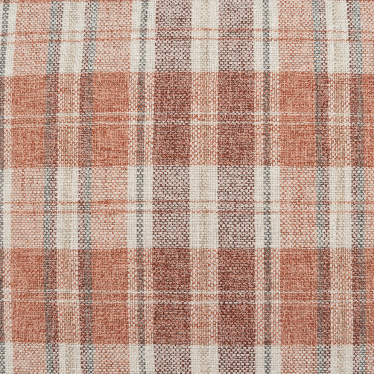 D.V. KAP HOME   24" x 24" Breton Plaid Pillow - Berry     - 4495-B-2424