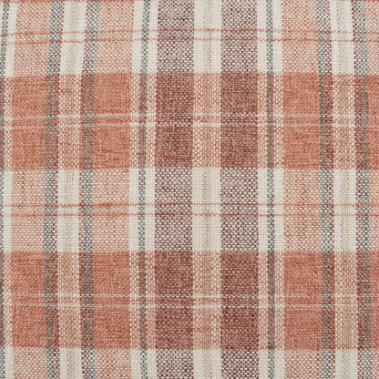 D.V. KAP HOME   24" x 24" Breton Plaid Pillow - Berry     - 4495-B-2424