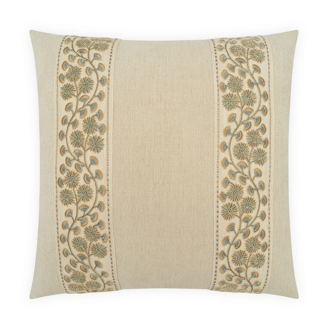 D.V. KAP HOME   24" x 24" Malmasin Pillow - Golden     - 4500-G-2424