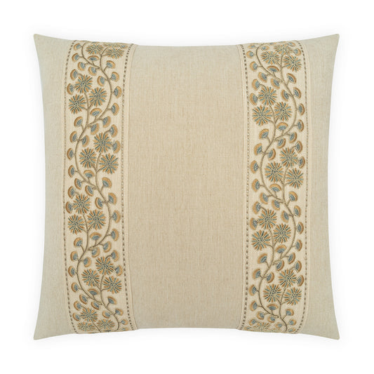 D.V. KAP HOME   24" x 24" Malmasin Pillow - Golden     - 4500-G-2424