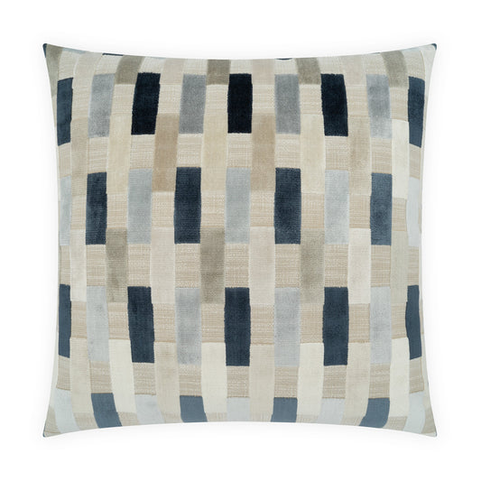 D.V. KAP HOME   24" x 24" Ashlar Pillow     - 4504-2424