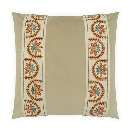 D.V. KAP HOME   24" x 24" Beliver Pillow - Camel     - 4506-C-2424